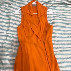 Urban Outfitters Orange Blazer Romper